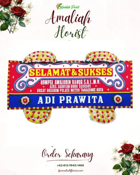 Papan Bunga Ucapan Selamat Rejoso